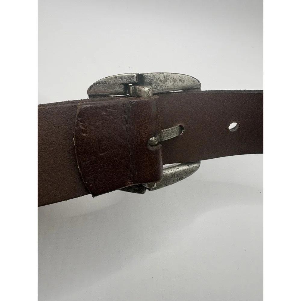 Polo Jeans Co Ralph Lauren Leather Belt Brown 39